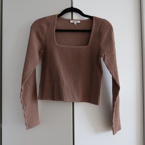 Madewell Ottoman Pullover Crop Sweater size M